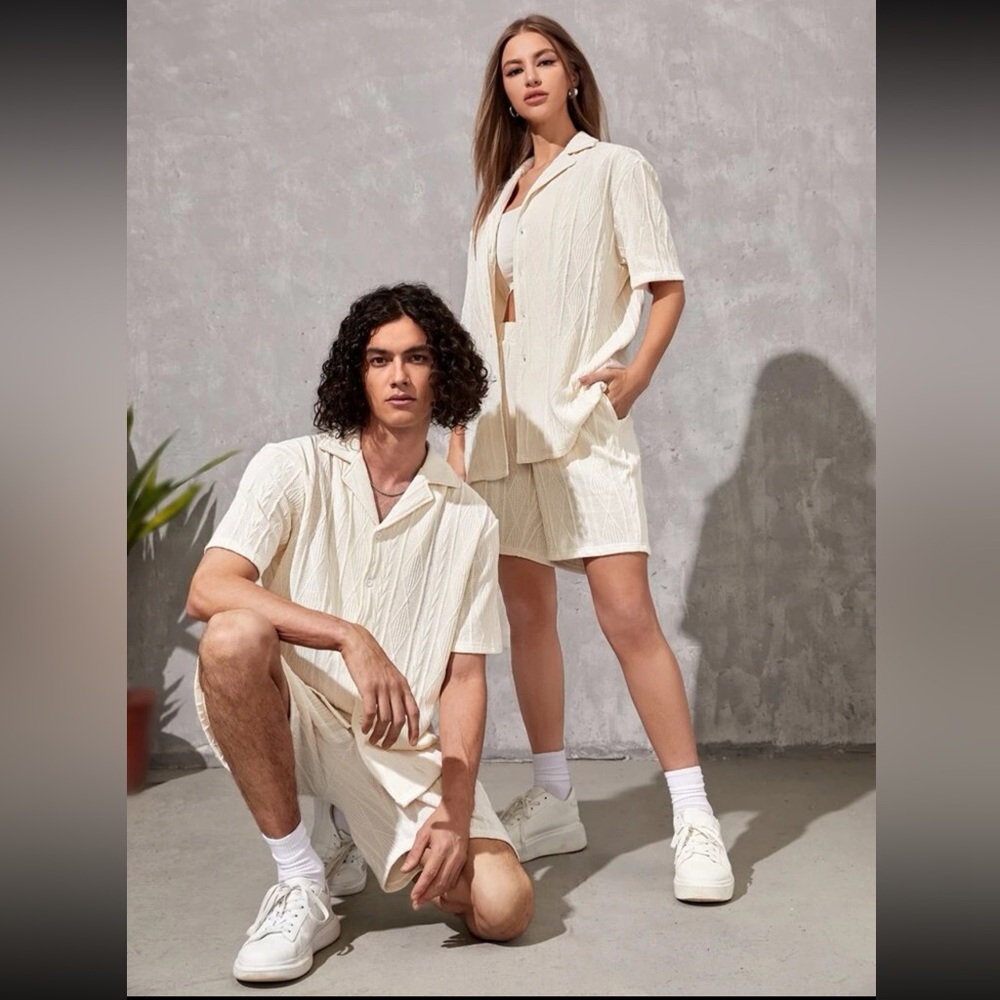 Unisex SHEIN T-shirt and Short Set